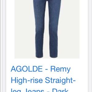 Agolde denim size 24 - flattering fit